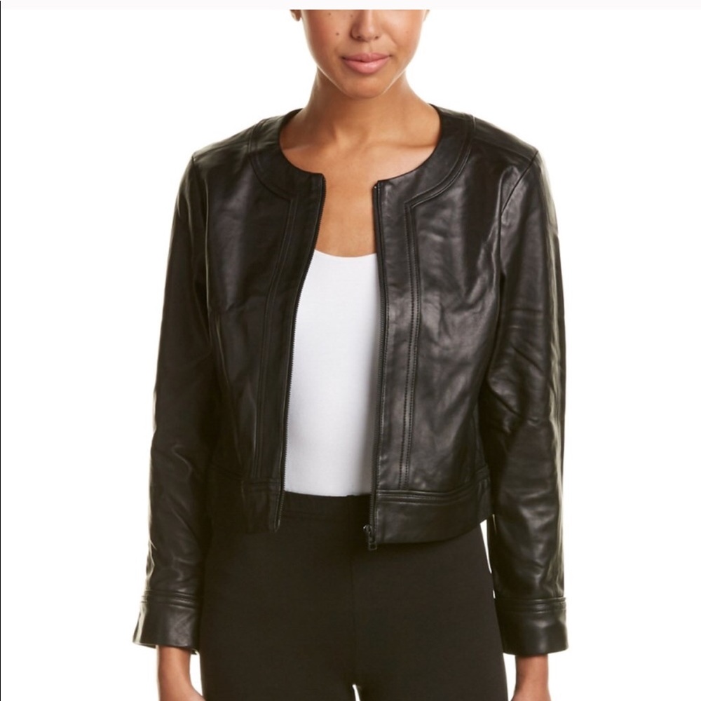 $498.00 Athleta leather jacket